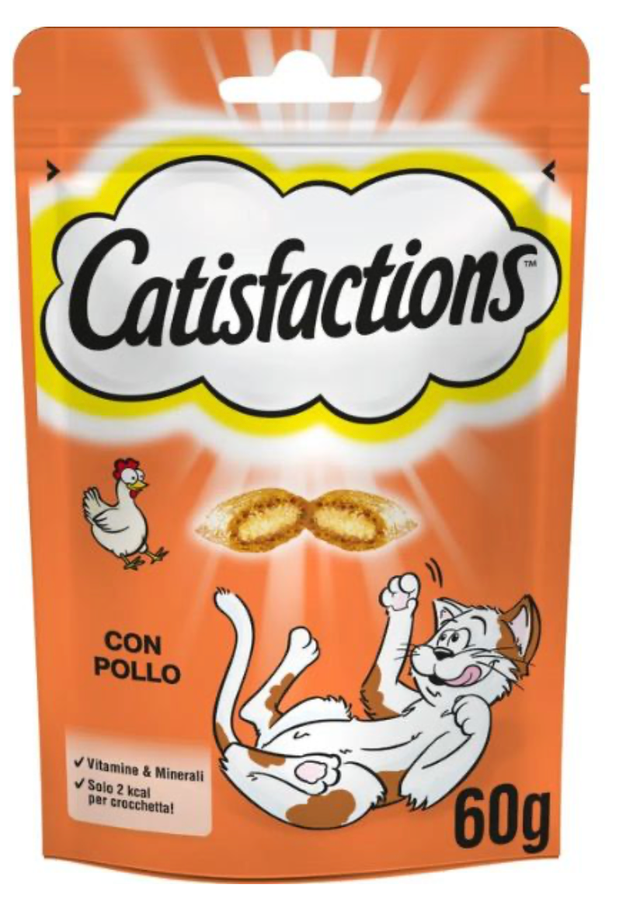 CATISFACTIONS AL POLLO PER GATTO 60 GR
