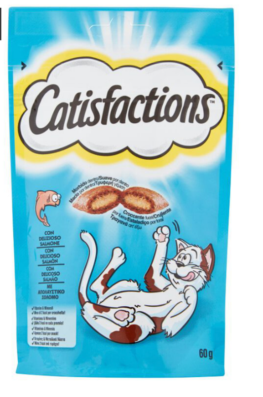 CATISFACTIONS AL SALMONE PER GATTO 60 GR
