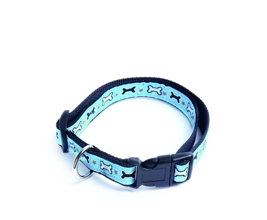 COLLARE A OSSICINI AZZURRO TAGLIA M