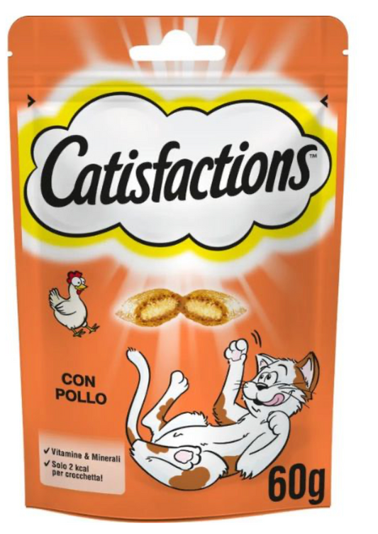 CATISFACTIONS AL POLLO PER GATTO 60 GR